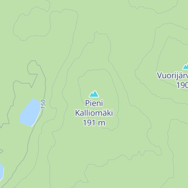Map of Pieni Kalliomäki