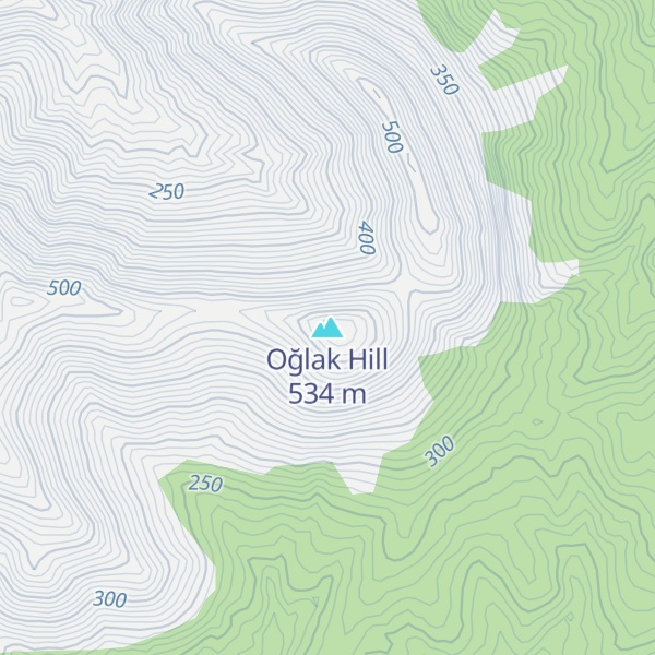 Map of Oğlak Hill