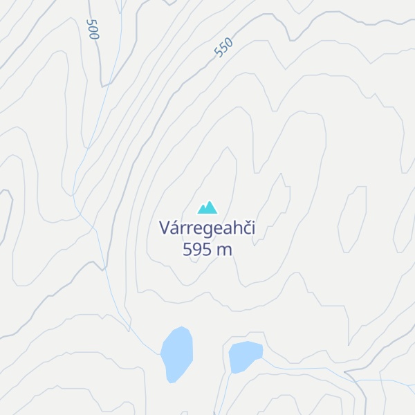 Map of Várregeahči