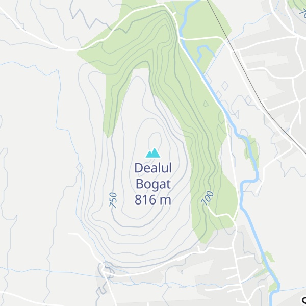 Map of Dealul Bogat
