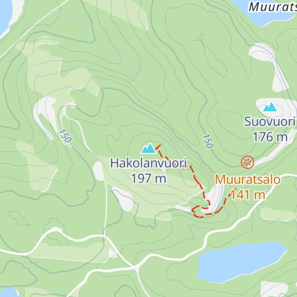 Map of Hakolanvuori
