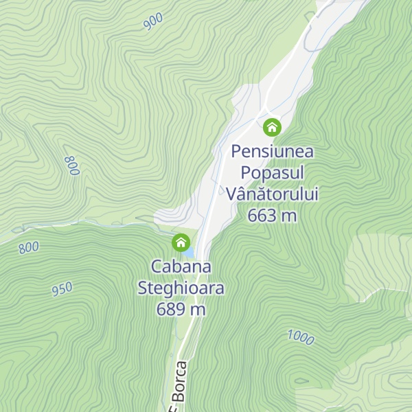 Map of Cabana Căprioara