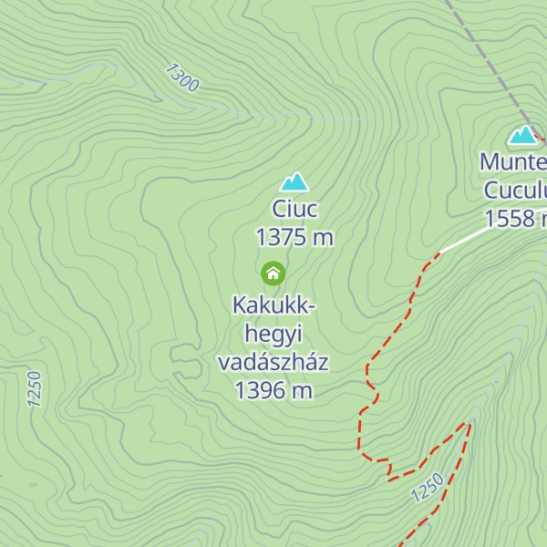 Map of Kakukk-hegyi vadászház