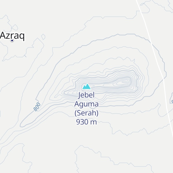 Map of Jebel Aguma (Serah)