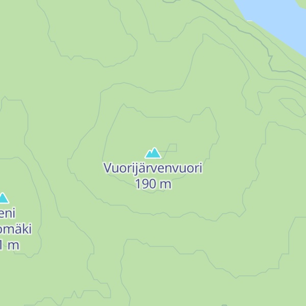 Map of Vuorijärvenvuori