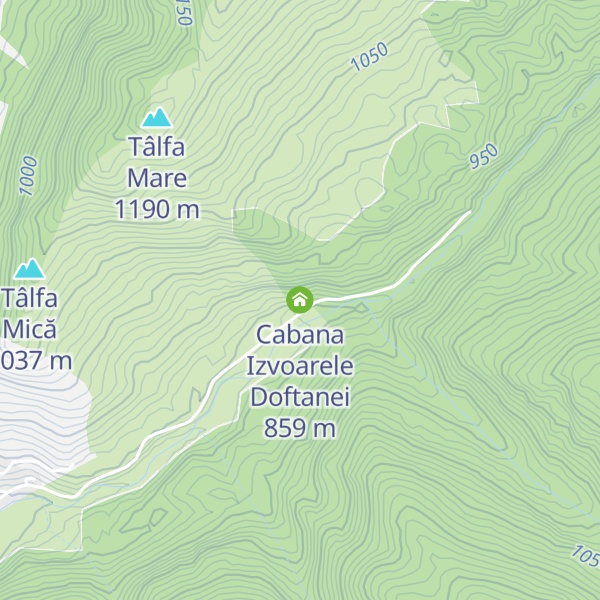 Map of Cabana Izvoarele Doftanei