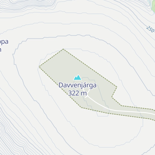 Map of Davvenjárga