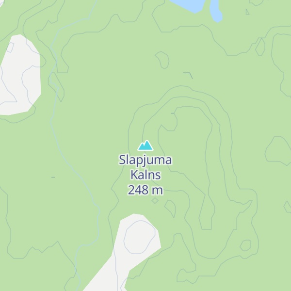 Map of Slapjuma Kalns