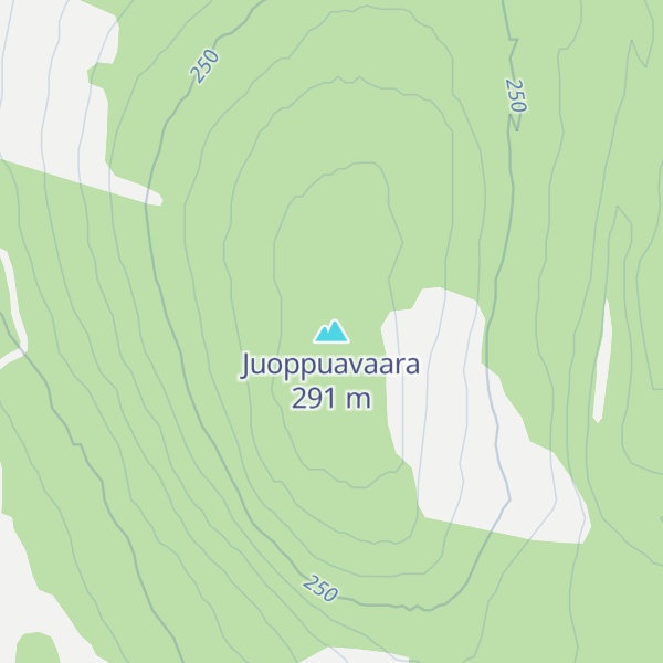 Map of Juoppuavaara