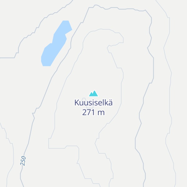 Map of Kuusiselkä