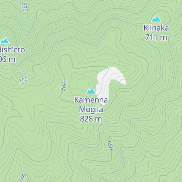 Map of Kamenna Mogila