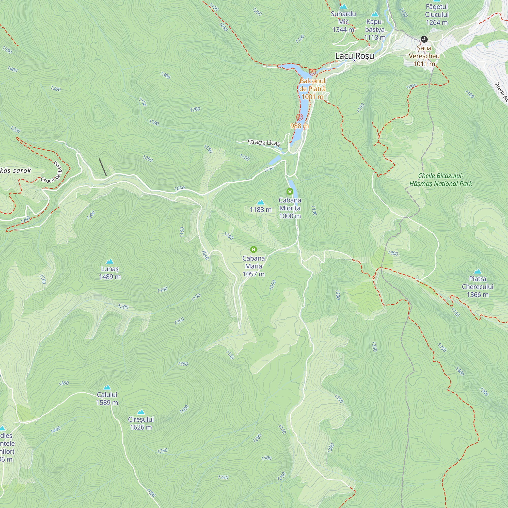 Cabana Dorina map