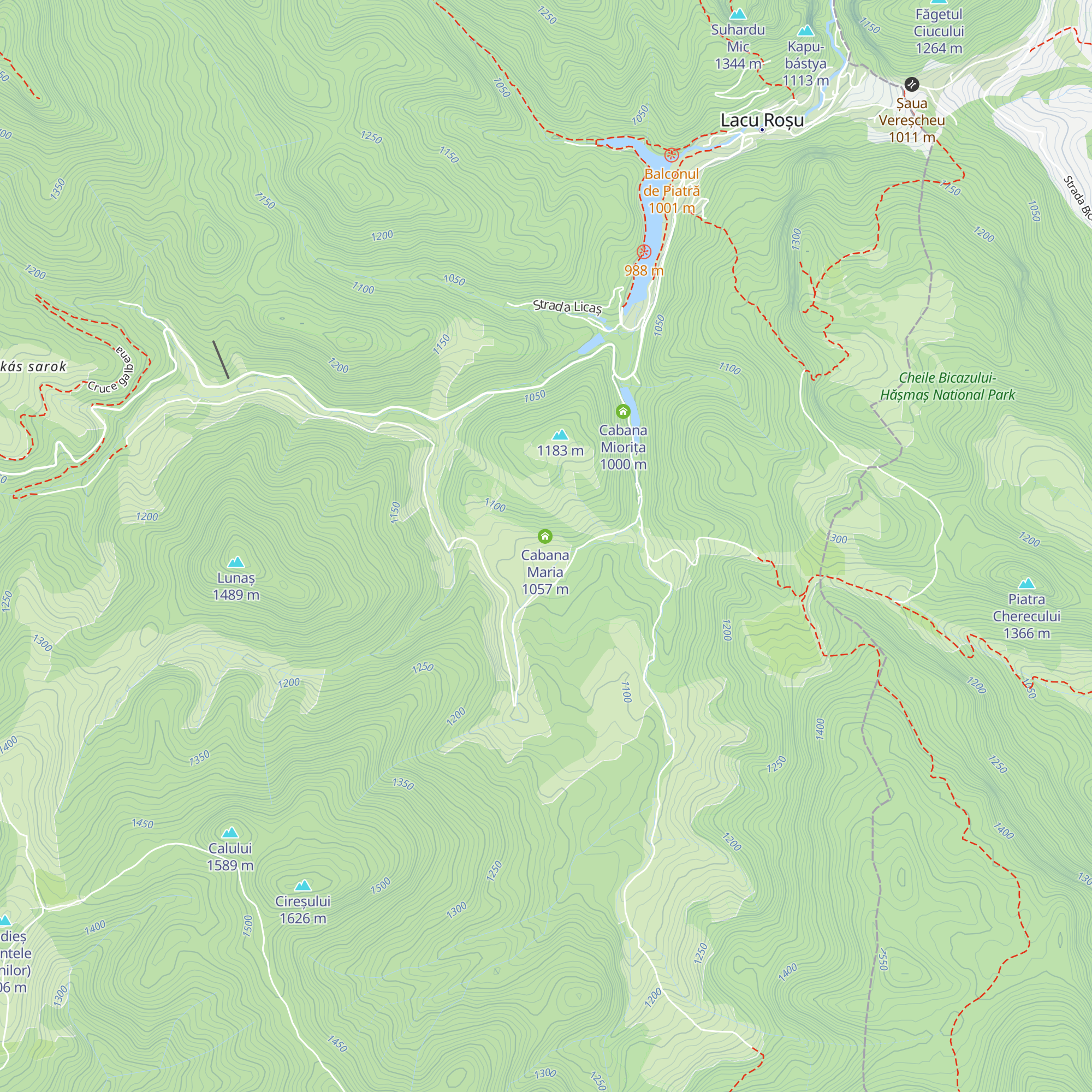 Cabana Dorina map