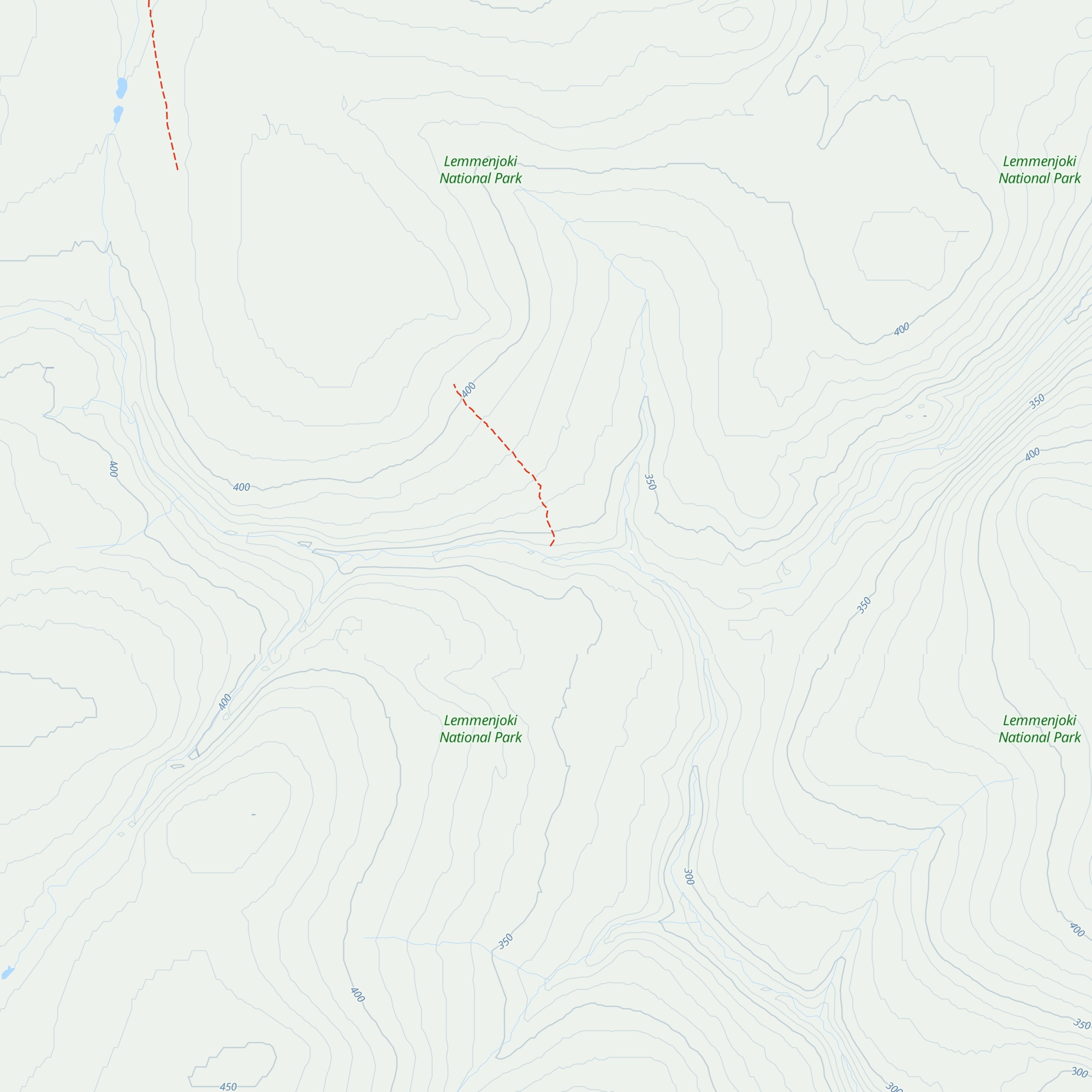 Morgamojan kultala, autiotupa map