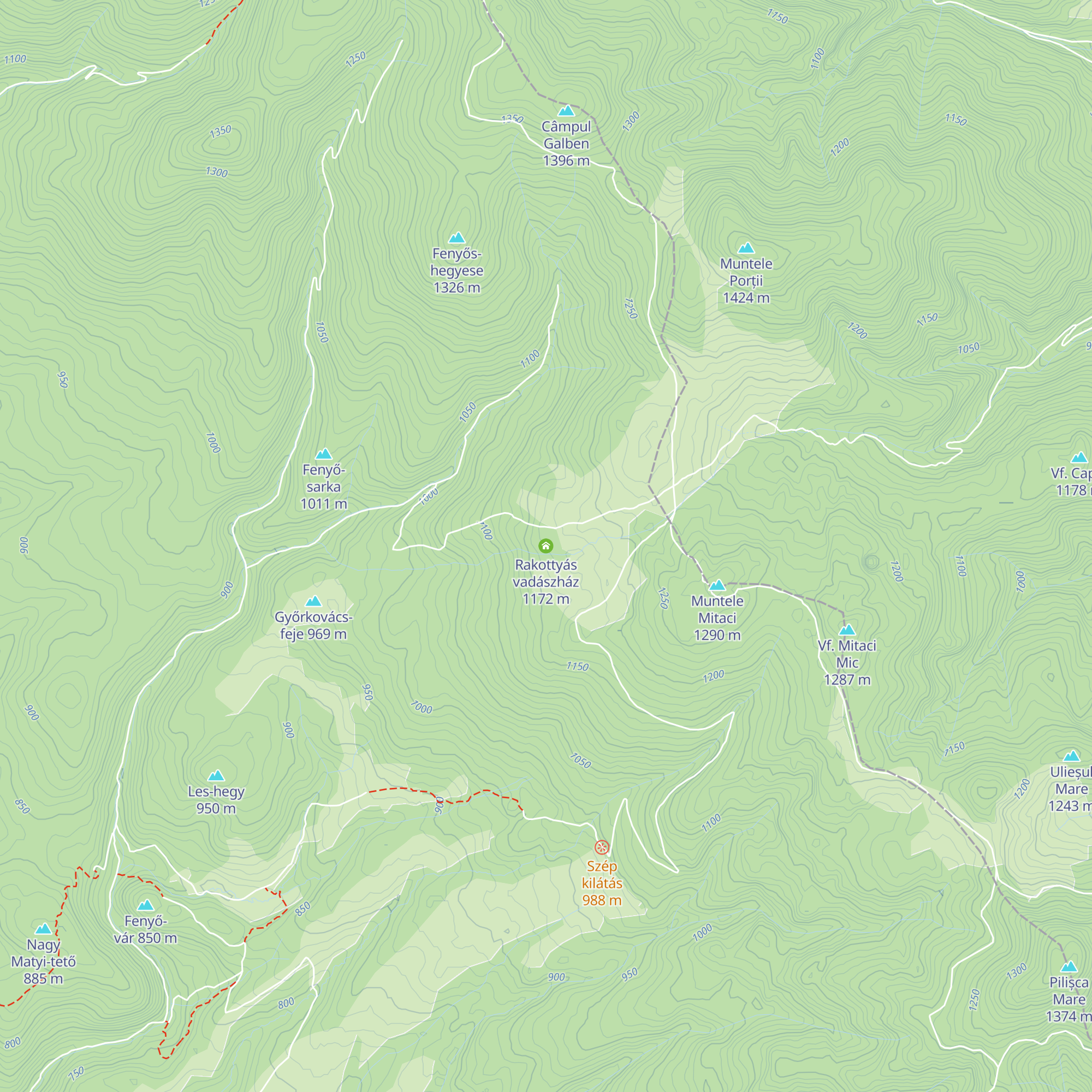 Rakottyás vadászház map