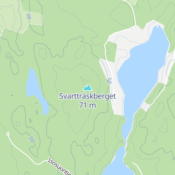 Map of Svartträskberget