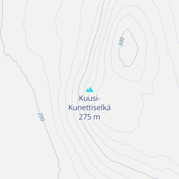 Map of Kuusi-Kunettiselkä