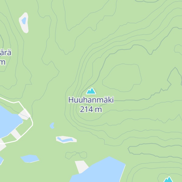 Map of Huuhanmäki