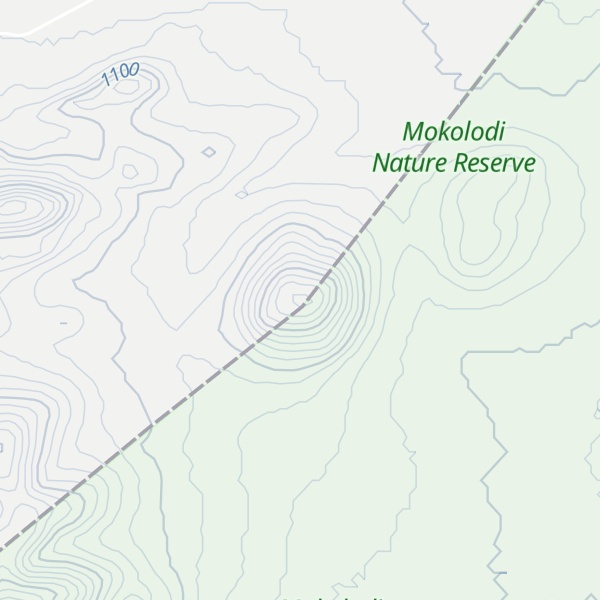 Map of Mmatshidikwe Hill