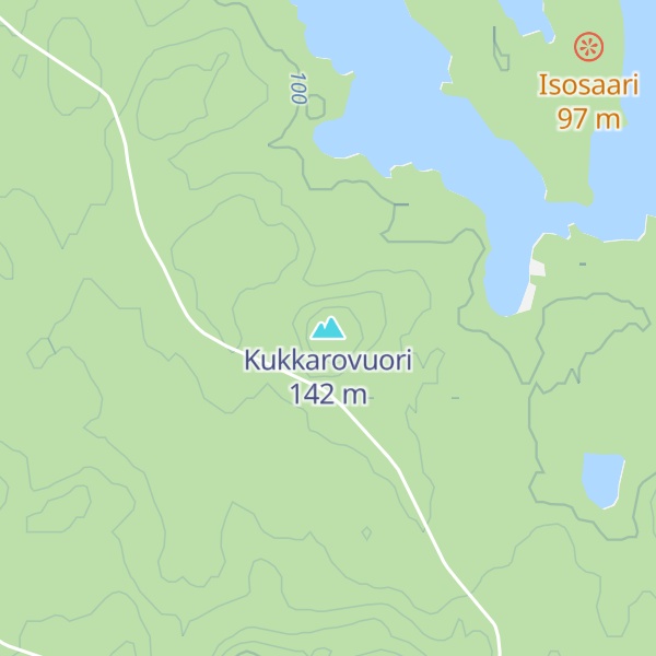 Map of Kukkarovuori