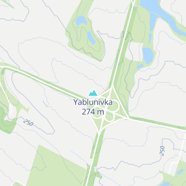 Map of Yablunivka