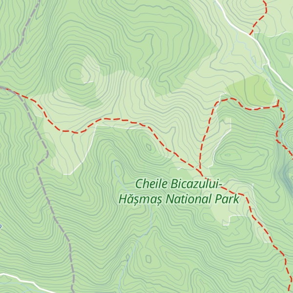Map of Măgura Suhardului