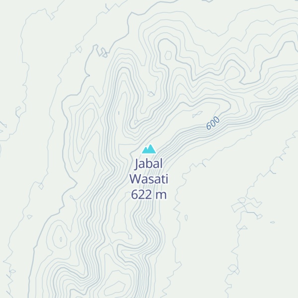 Map of Jabal Wasati
