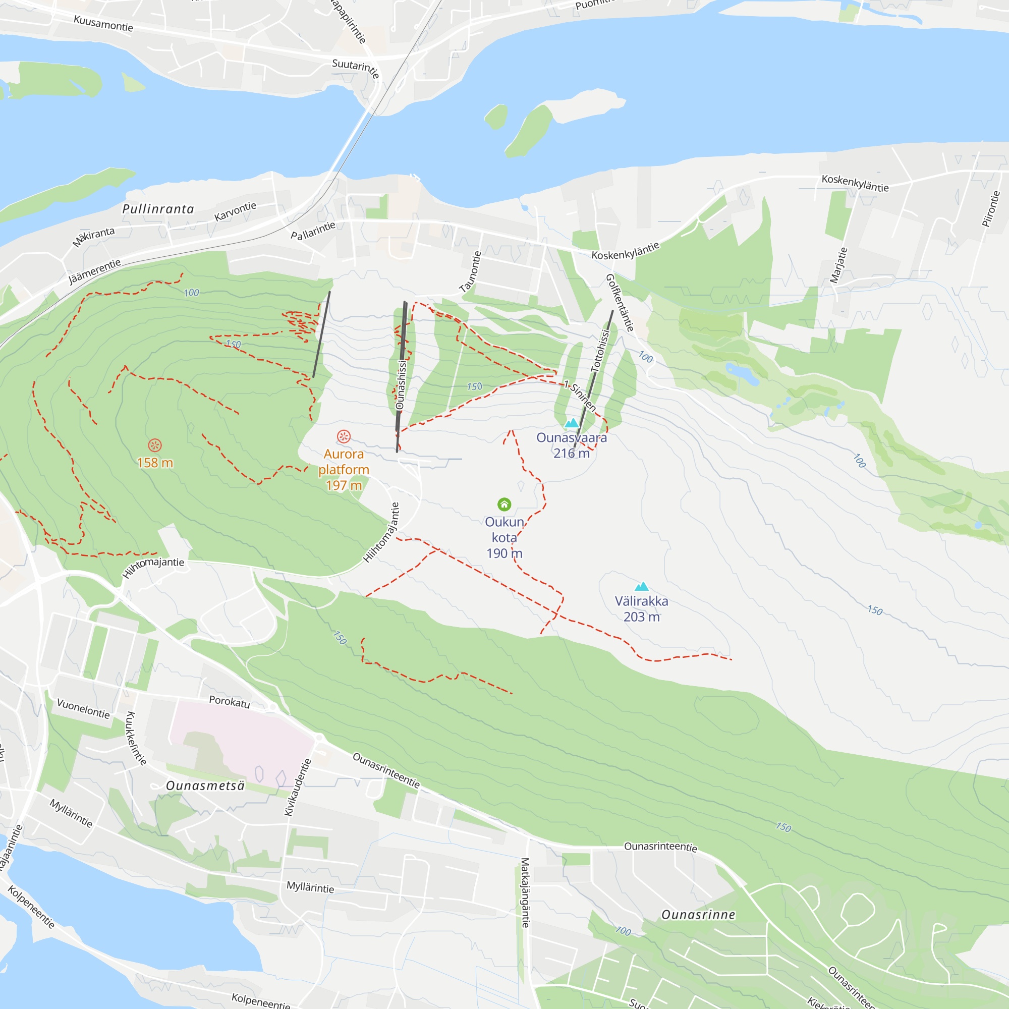 Oukun kota map