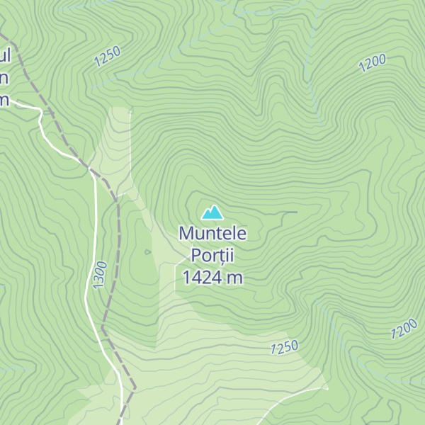 Map of Muntele Porții