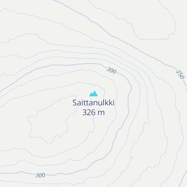 Map of Saittanulkki