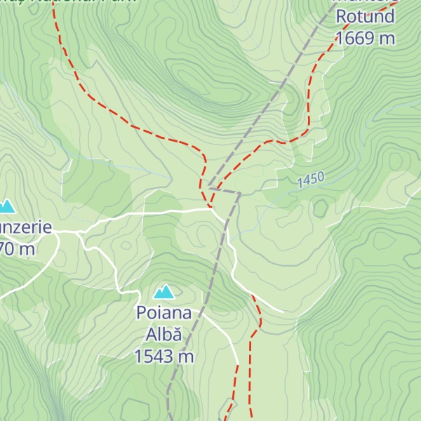 Map of Refugiul Poiana Albă