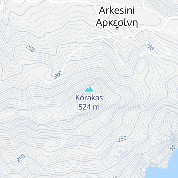Map of Kórakas
