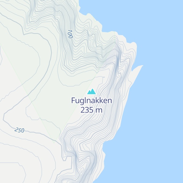 Map of Fuglnakken