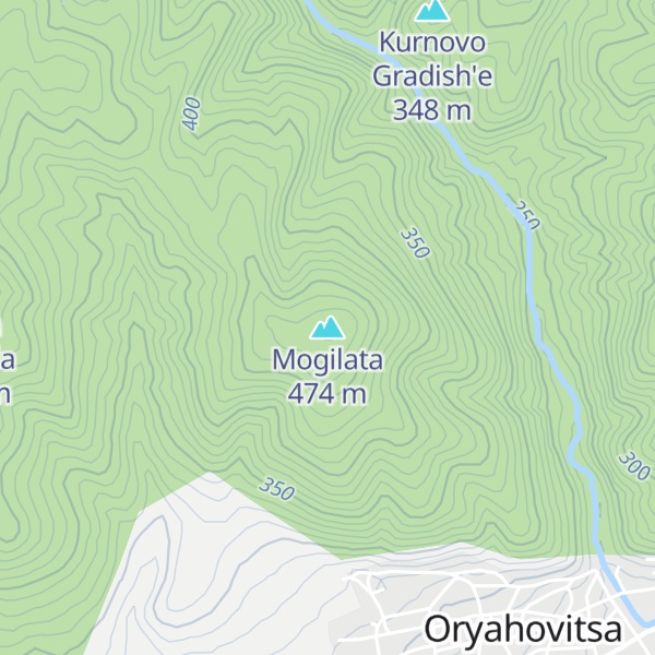 Map of Mogilata