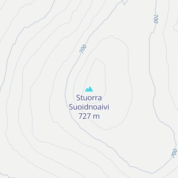 Map of Stuorra Suoidnoaivi