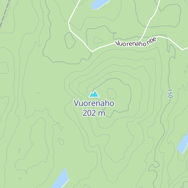 Map of Vuorenaho