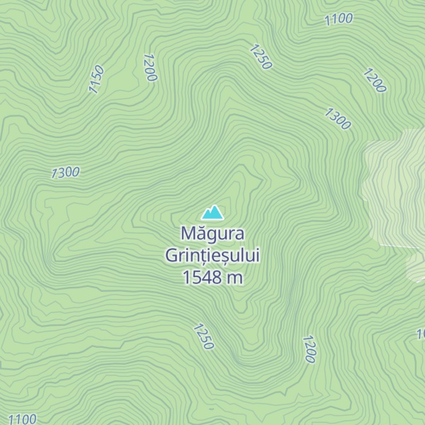 Map of Măgura Grințieșului