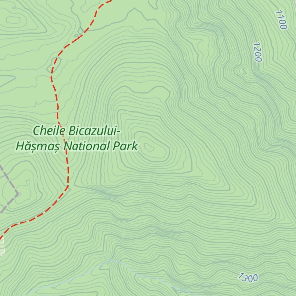 Map of Hășmașul Negru