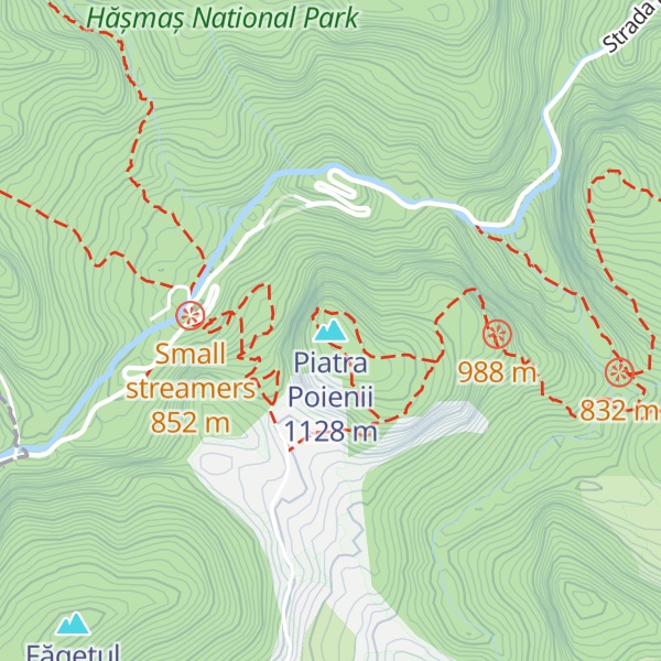 Map of Piatra Poienii