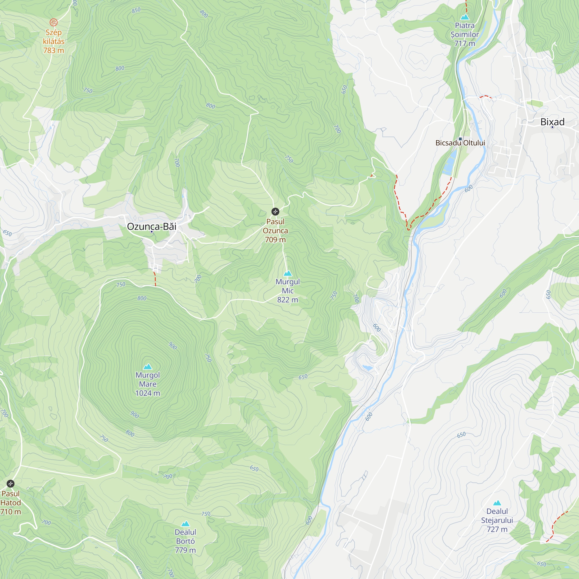 Refugiul Murgului map