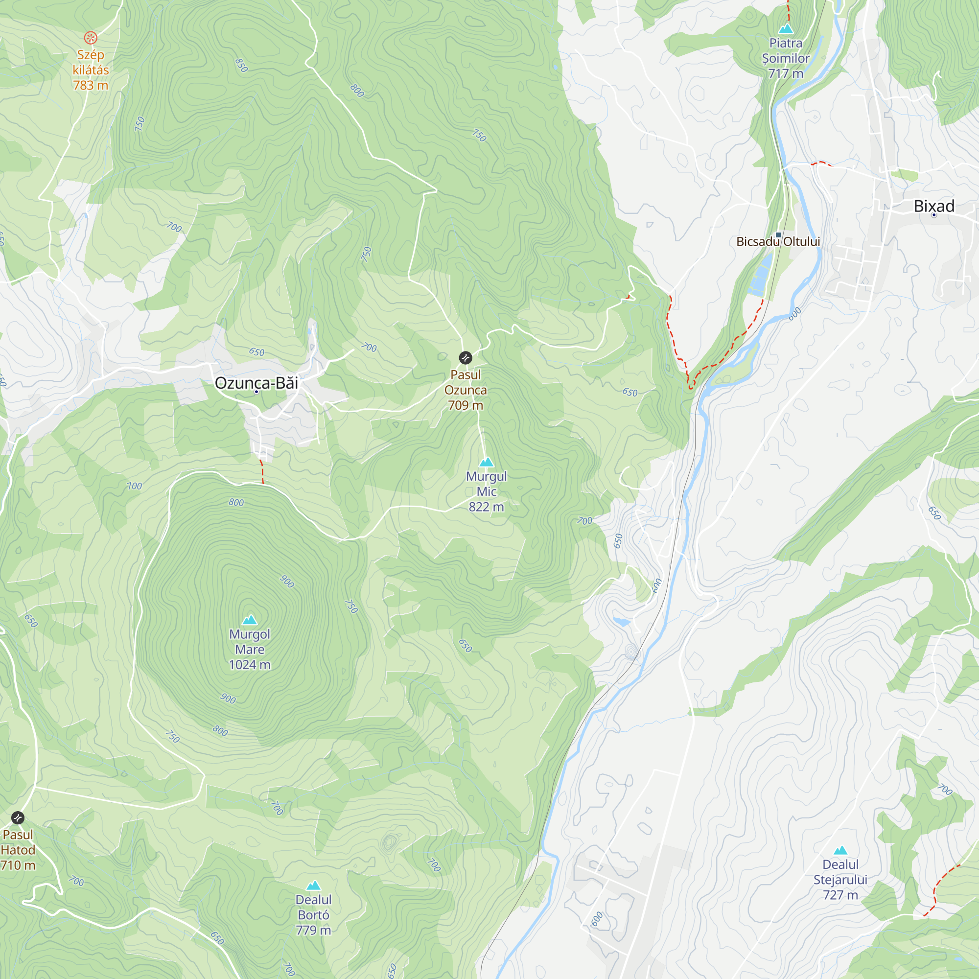 Refugiul Murgului map