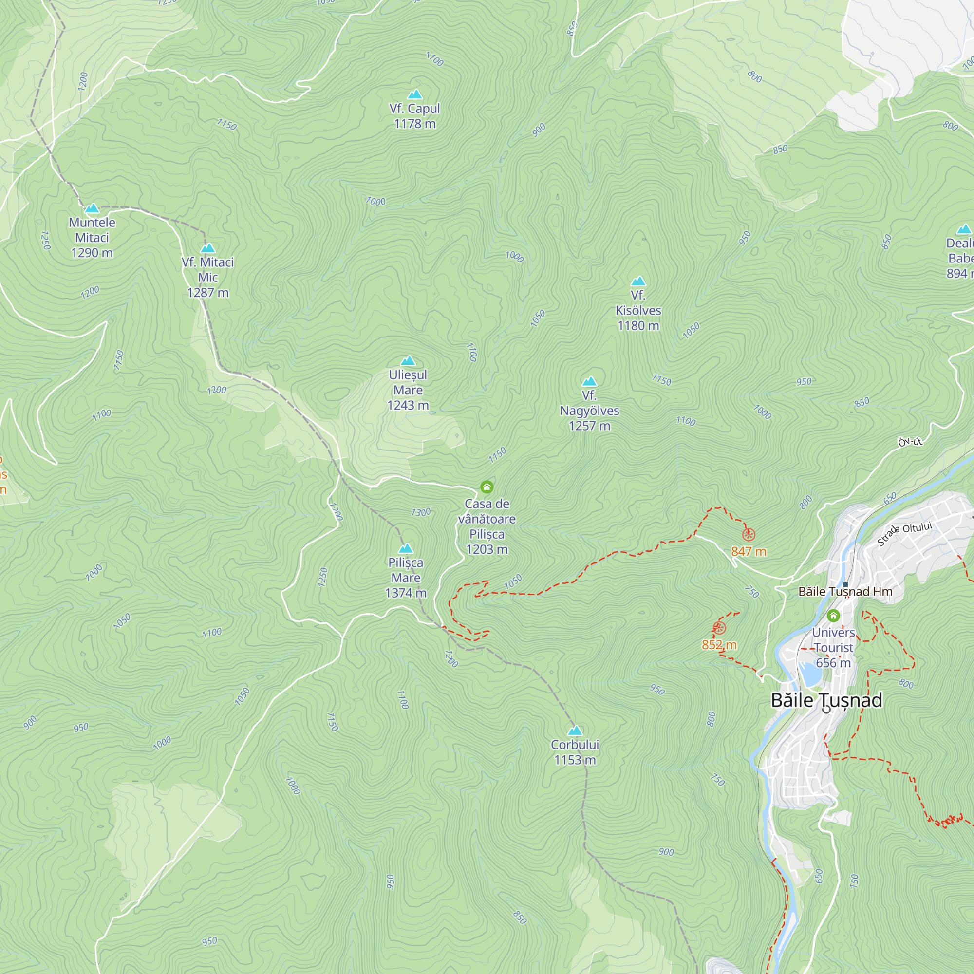 Casa de vânătoare Pilișca map