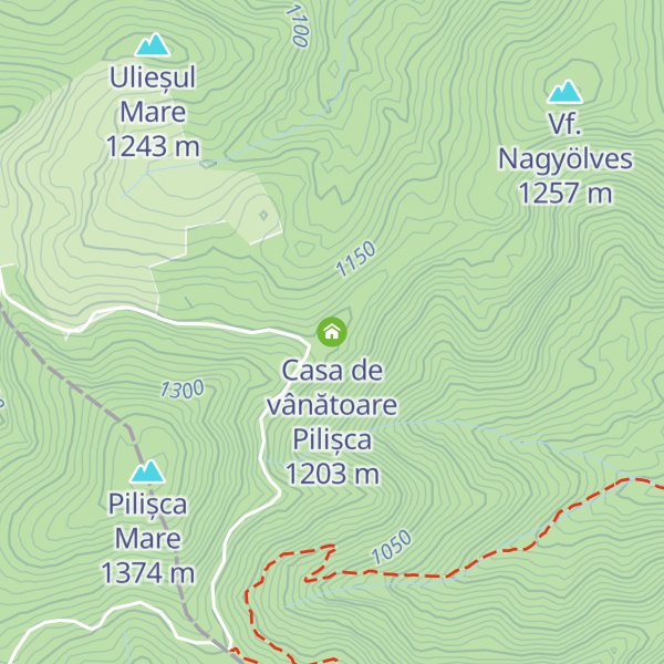Map of Casa de vânătoare Pilișca