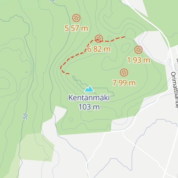 Map of Kentänmäki