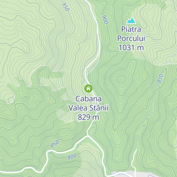Map of Cabana Valea Stânii