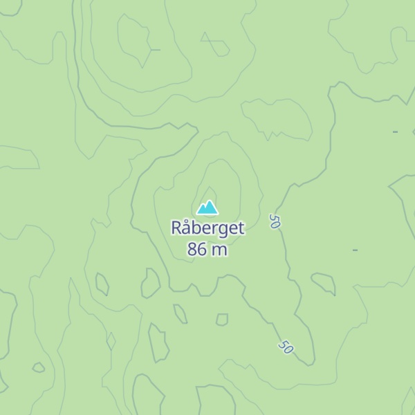 Map of Råberget