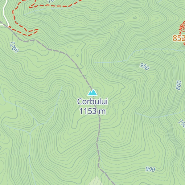 Map of Corbului