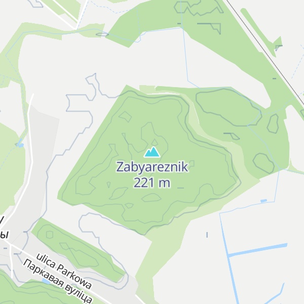 Map of Zabyareznik