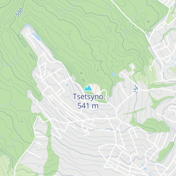 Map of Tsetsyno