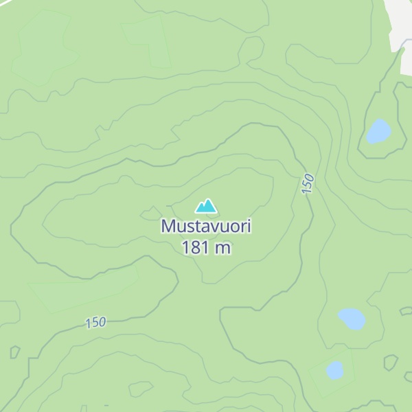 Map of Mustavuori